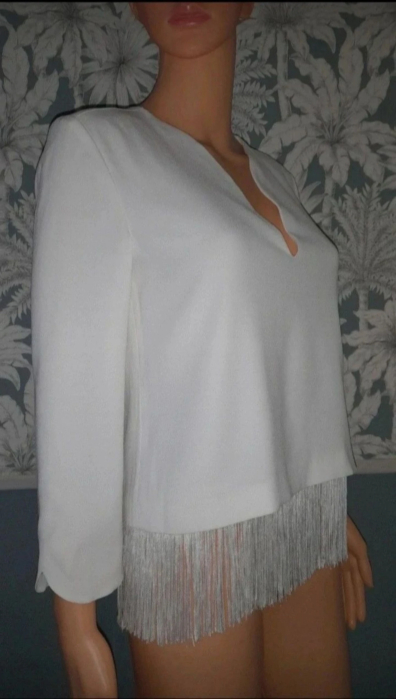 Claudie Pierlot fringe blouse size 36 – photo 6